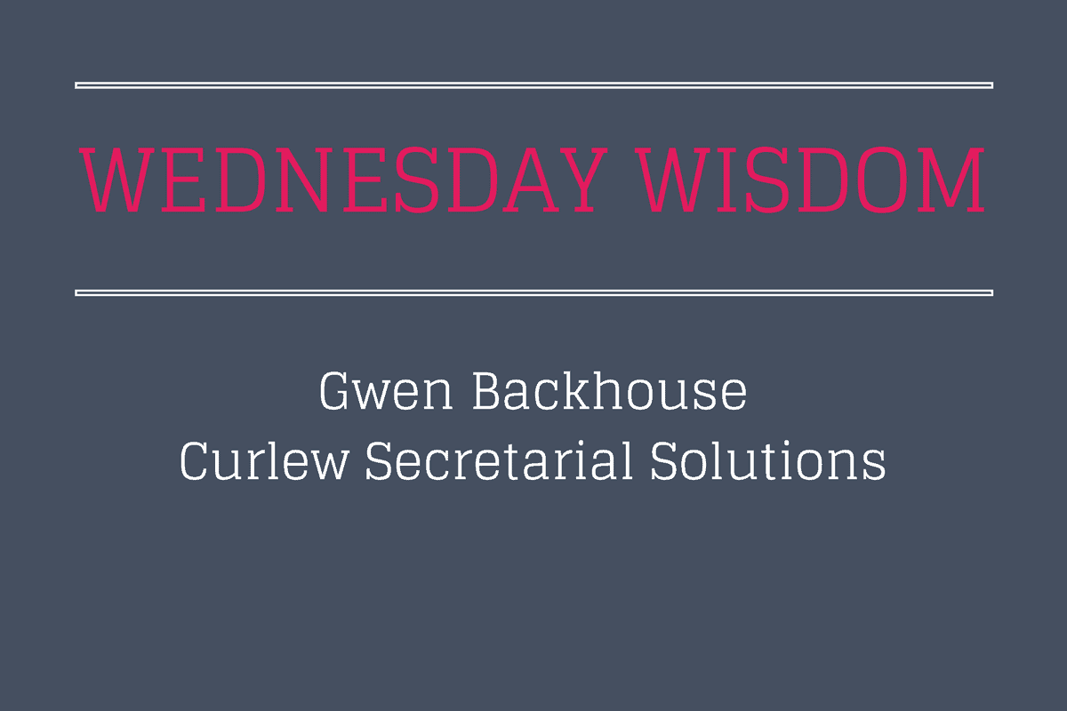 Wednesday VA Wisdom – Gwen Backhouse