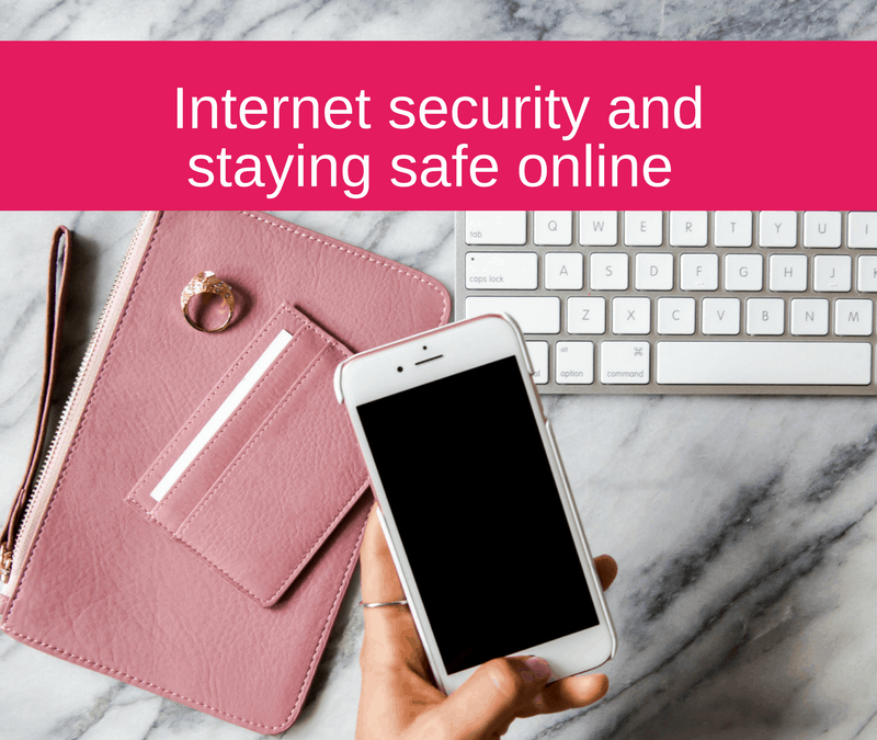 Internet security and staying safe online